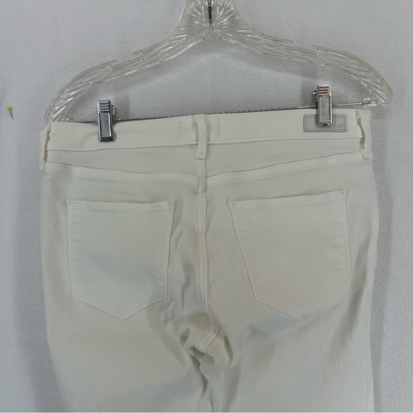 Abercrombie & Fitch Harper Low Rise Ankle Distressed Skinny Jeans 29/8R White - Picture 8 of 9